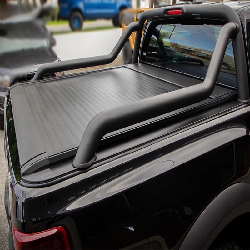 High Quality Waterproof Aluminum Electric Retractable Roller Shutter Tonneau Cover Pickup Tail Box Accessories