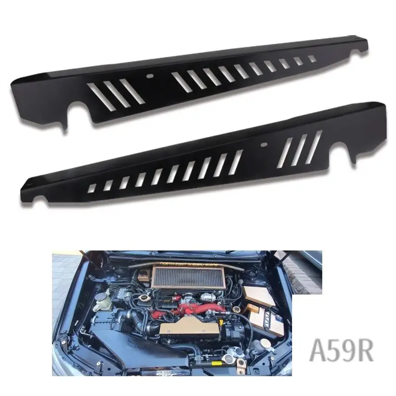 

R9-Fender Shrouds Kit Panel Plate Engine Bay With Hardware For Subaru WRX & Sti 2015-2020