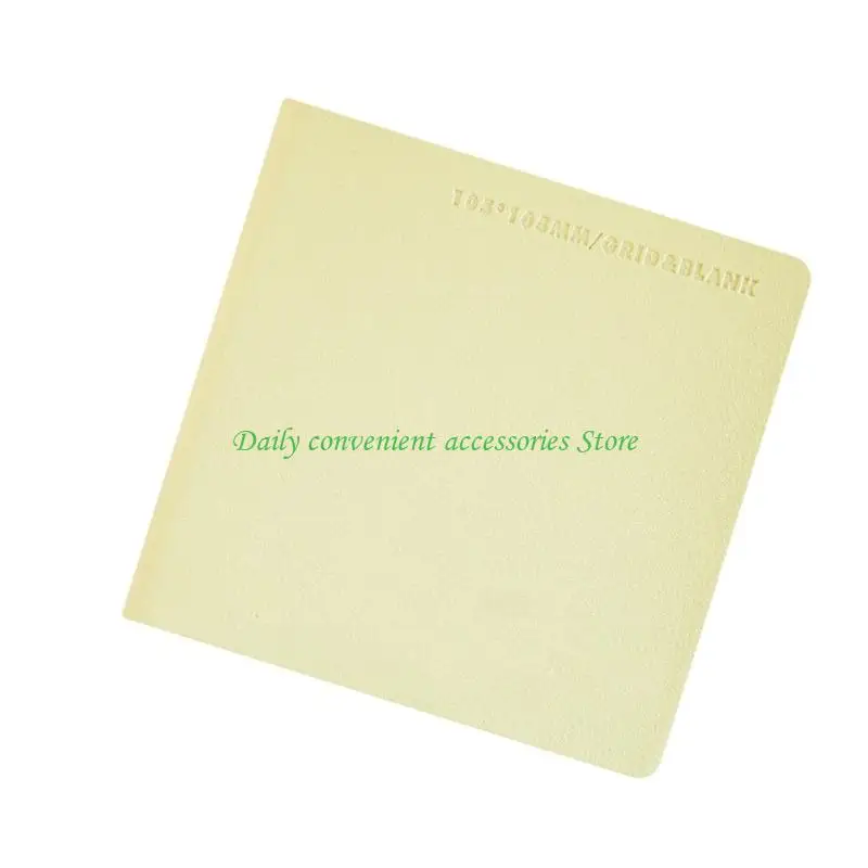 97QB Buku Catatan Kulit Softcover 80 Lembar Buku Catatan Menulis Jurnal Saku Tidak Bergaris untuk Membuat Sketsa Jurnal Inci