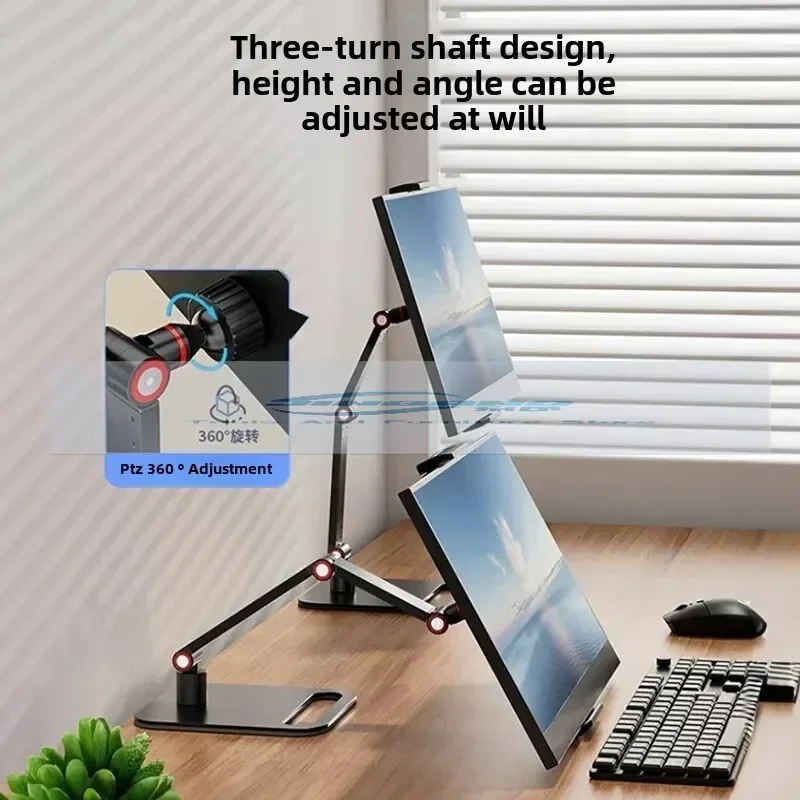 Universal Portable Display Screen Monitor Stand Desktop Phone Tablet Stand for Live Shooting