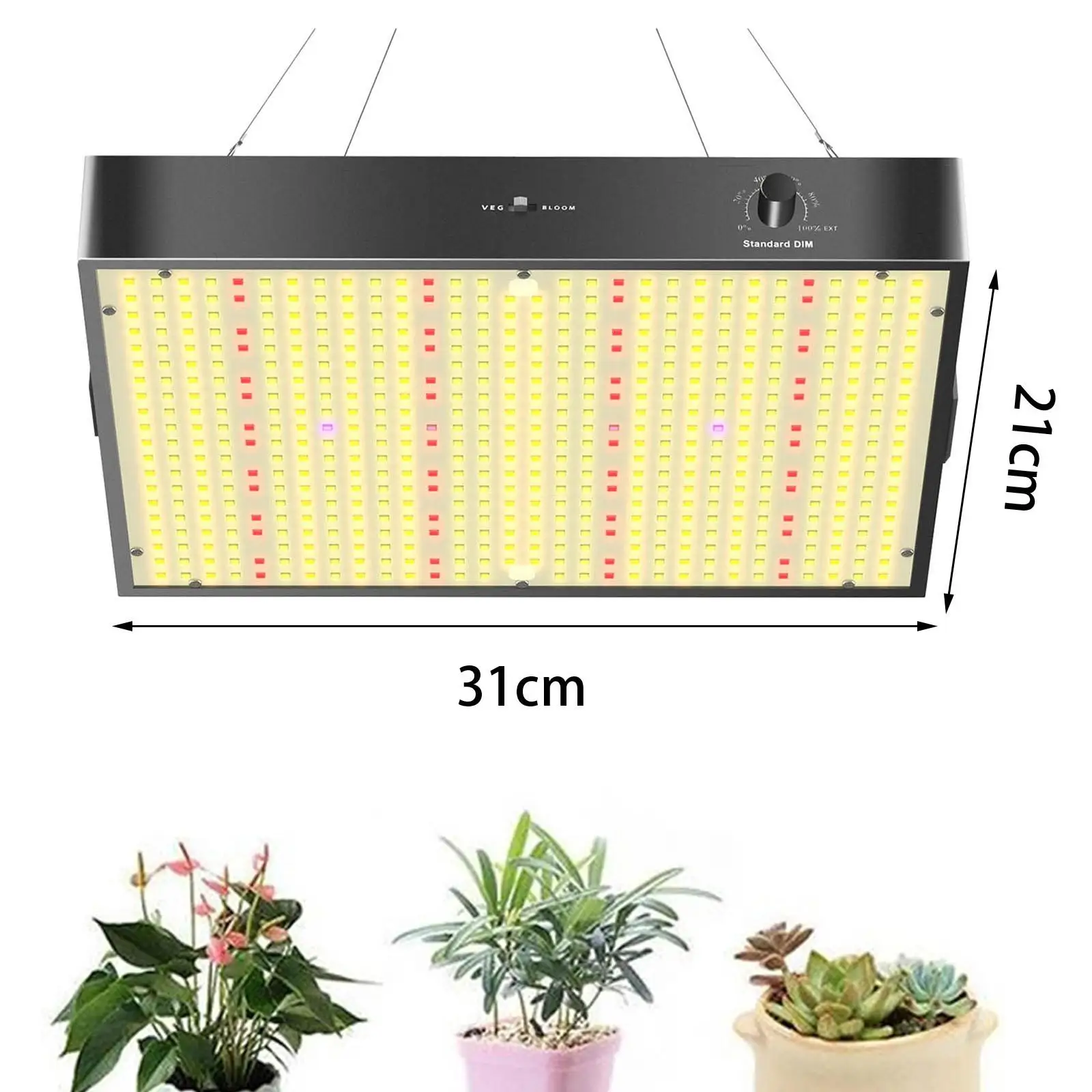 

LED Grow Light Flower Growing Lamp for Bedroom Indoor Plants Indoor