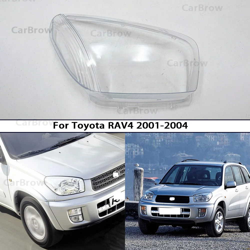 

Transparent Front Headlamp Lens Cover For Toyota RAV4 2001-2004 Clear Headlight Housing Replacement for Original Headlight Asse