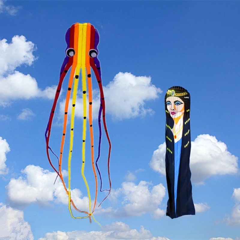 24 متر طائرة ورقية كبيرة تحلق لينة طائرة ورقية بكرة المظلة نسيج النايلون العملاق نفخ طائرة ورقية ثلاثية الأبعاد المهنية الرياح الطائرات الورقية النسر Parasailing