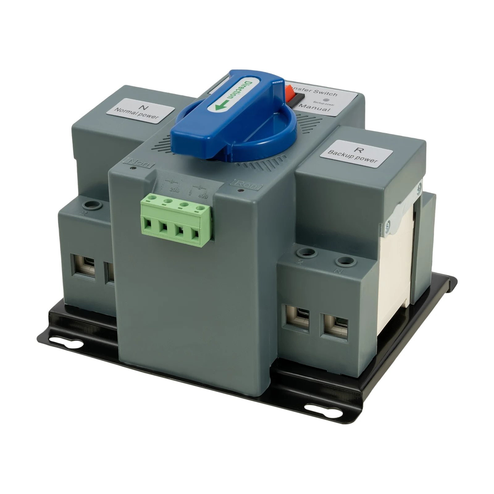 EU 표준 ATS 스위치(220V) - 수지+강철 구조, 단락/과부하 보호, CB 등급, 엘리베이터/감시 장치에 적합