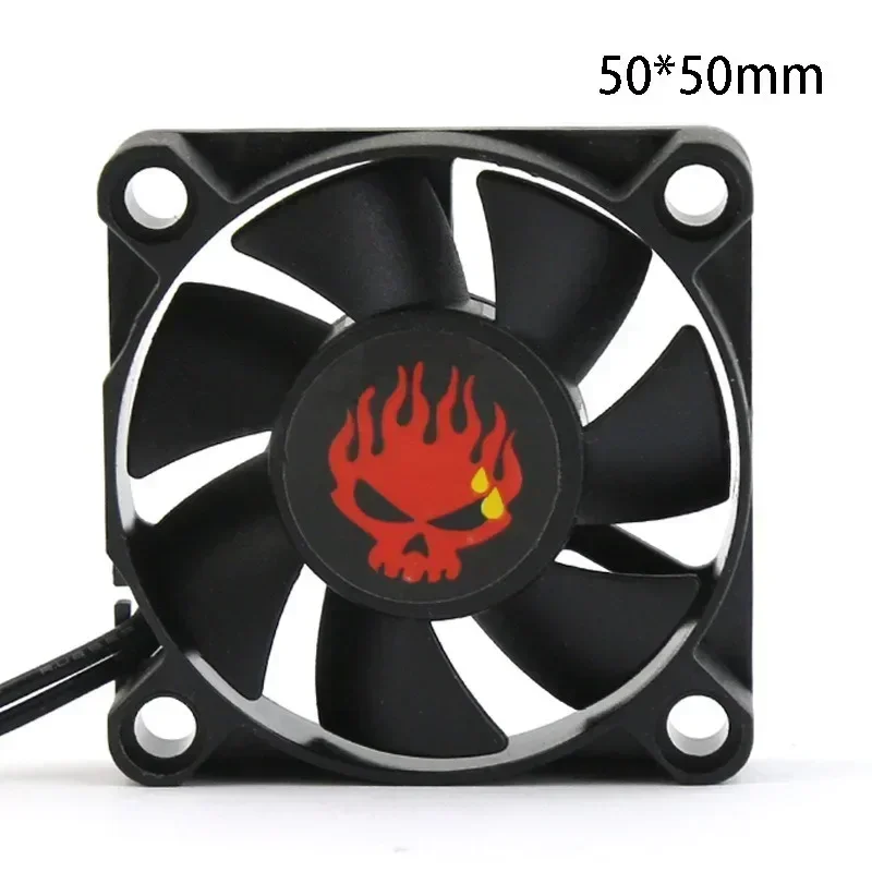 고속 냉각 팬 25mm 30mm 35mm 40mm 45mm 50mm 1/10 RC 자동차 ESC 모터 방열 범용 부품