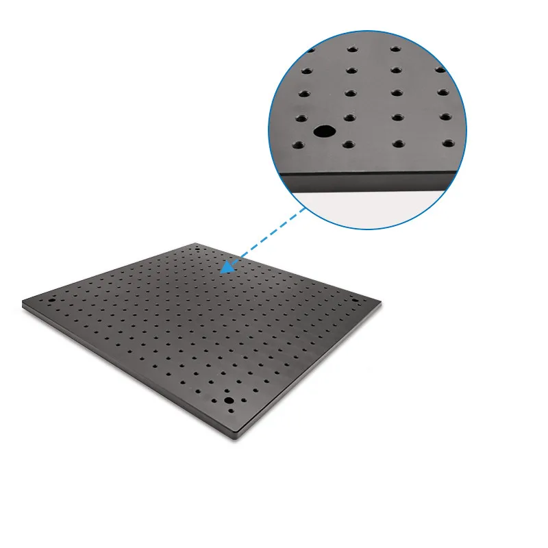 300x300x8MM piastra per esperimenti ottici in acciaio inossidabile tavolo ottico in acciaio per tagliere da banco ad alta conduttività magnetica