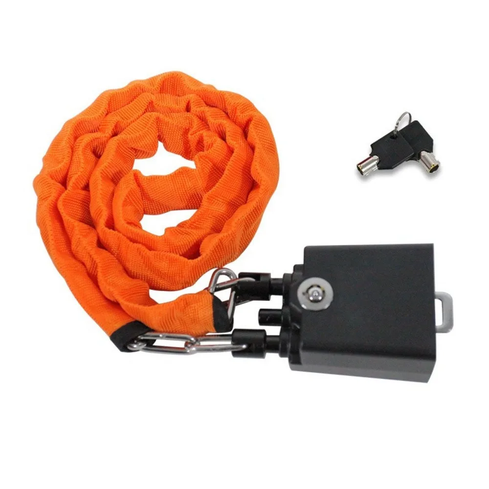 Sturdy Lock Car Steering Wheel Lock Bold Steel Cable Security Steering Wheel Lock Steel Rope with 2 Keys