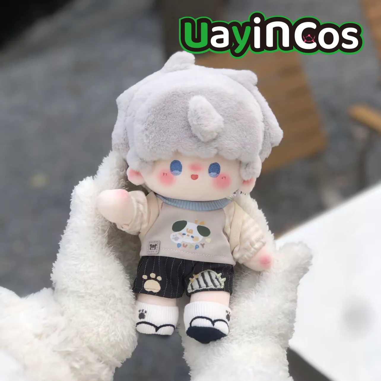 

20cm Love and Deepspace Rafayel Sylus Caleb Stuffed Plushies Doll With Skeleton Clothes Pillow Ornament Anime Game Toy Kids Gift