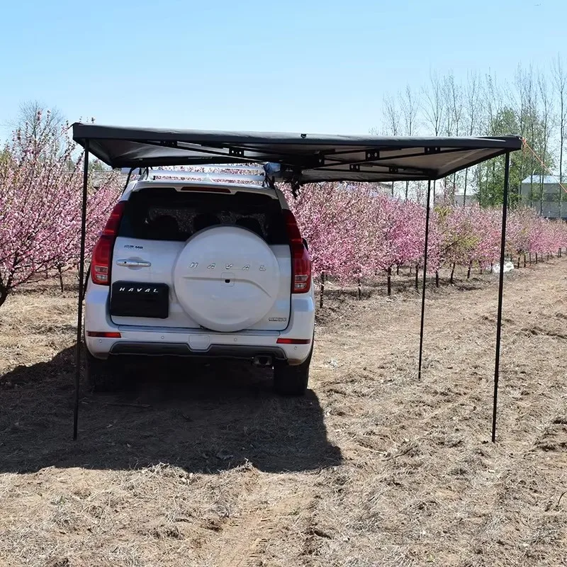 مظلات خارجية للتخييم مقاس 4 × 4 قابلة للطي، خيمة بمظلة جانبية للسيارة 270