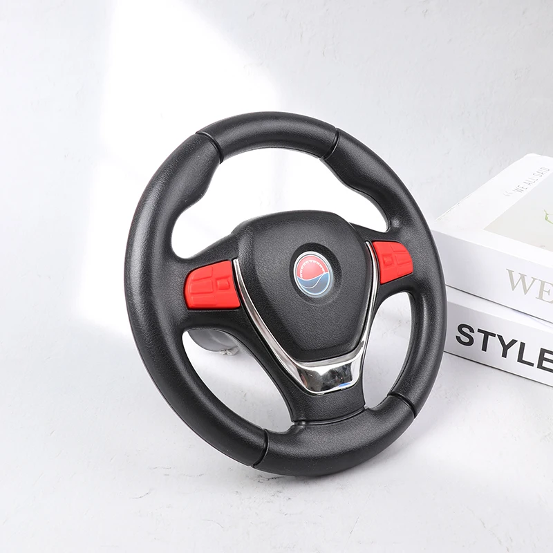 1Pc Car Accessories 4WD off-road Replacement Parts Driving Controller Stroller Toy Steering Wheel Electric Car Children Car*