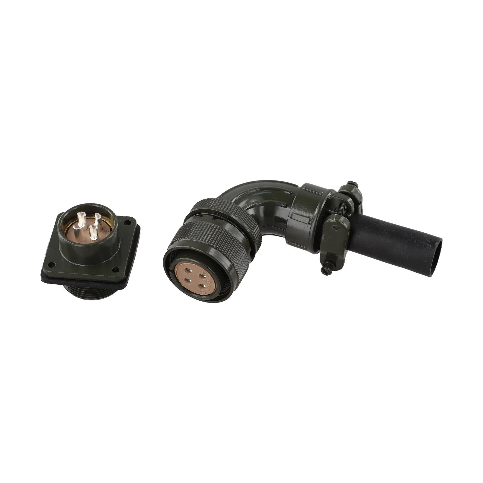 90 Degree Connector 4-pin Connector Aviation Equipment Connection 4-pin Design Compact Size Connector Kit 3108
