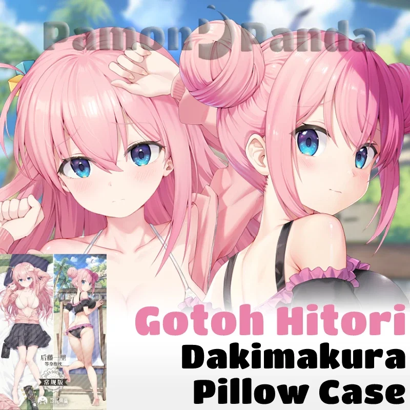 

Gotoh Hitori Dakimakura BOCCHI THE ROCK Pillow Cover Sexy Hugging Cushion Case Otaku Full Body Pillowcase Home Bedding Decor