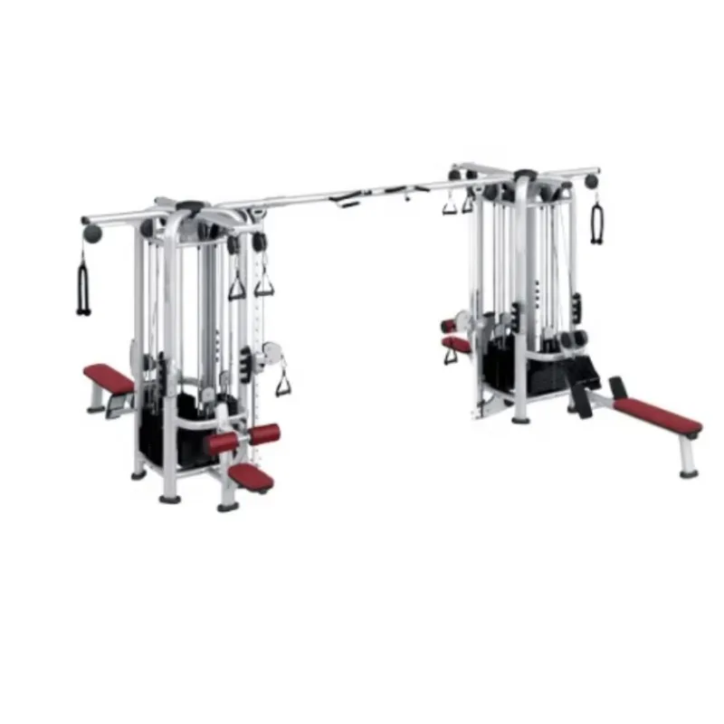 

Commercial Multi Functional Fitness Equipment Indoor Training Machine 8 Stations Functional Cross Trainer