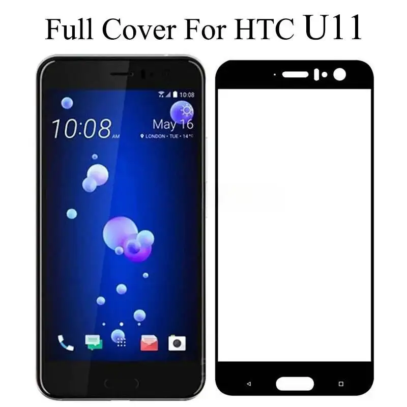 

U11plus Full Cover Plus Tempered Glass Screen Protector For HTC U11