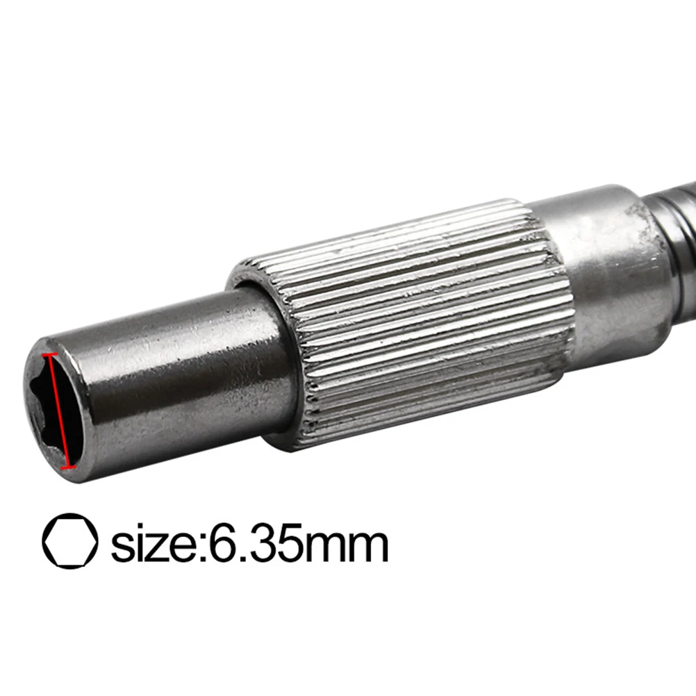 

2pcs 20Cm Metal Flexible Shaft Drill Bit Extension Durable Screwdriver Adapter Tool For Electric Drill Rechargeable Handheld