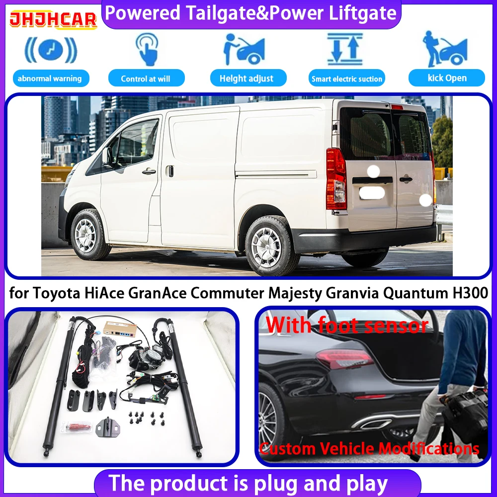 for Toyota HiAce GranAce Commuter Majesty Granvia Quantum H300 Smart Electric Powered Tailgate Power Liftgate Tailgate System