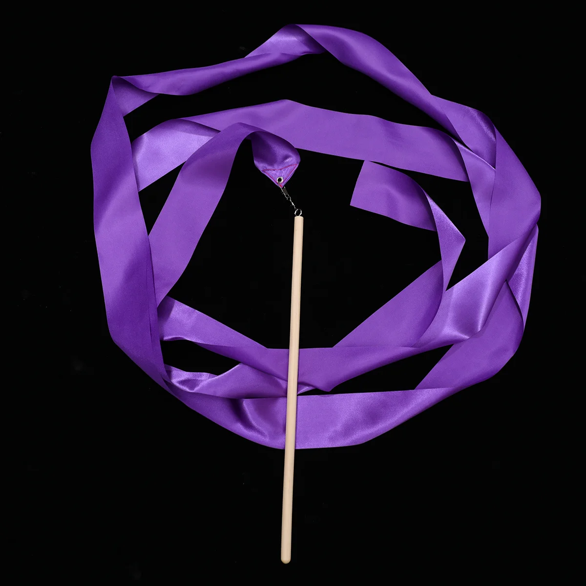 

2Pcs Colorful Rhythmic Gymnastics Ribbon Durable Material Dance Gymnastic Twirling Dancing Streamers Streamer