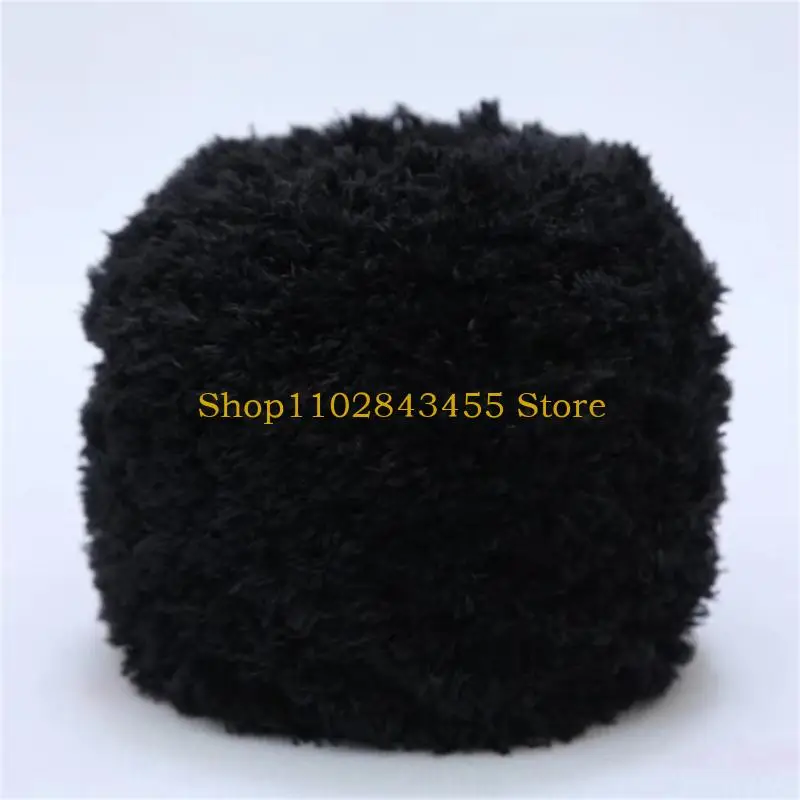 49MC Plush Yarn, Soft Plush Kniting Velet Yarn,DIY Crochet Yarn for Knitted Blankets Cloth Hat Home Decor Solid Color