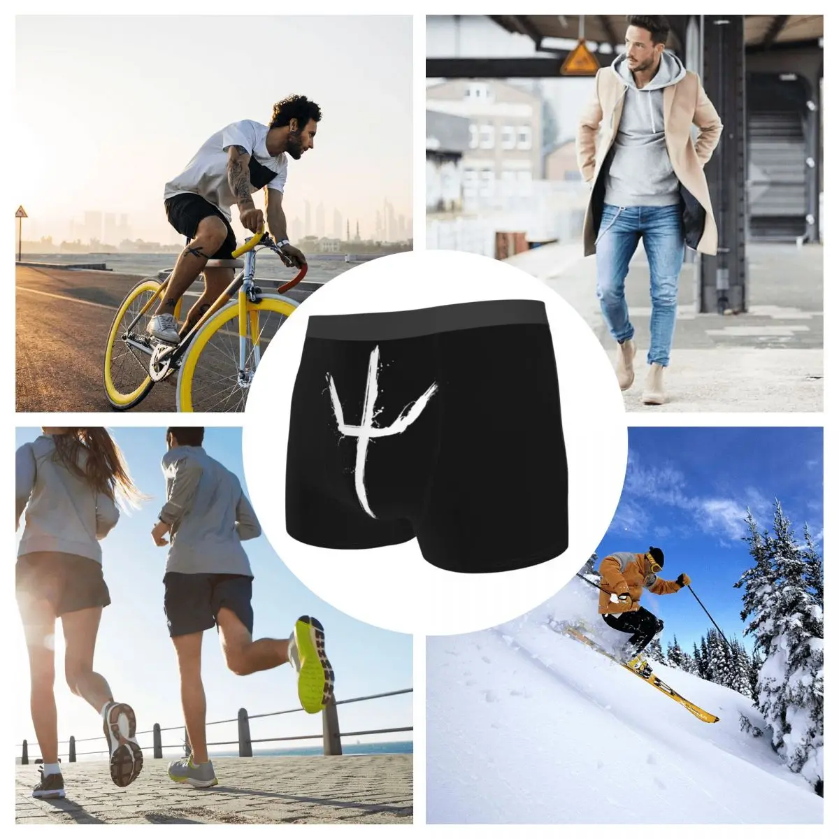 Трусы-боксеры, шорты Galk Raki Deneve Claymore, аниме, манга, подарок, трусы для фанатов, мужское вентилируемое нижнее белье для Homme, мужские подарки