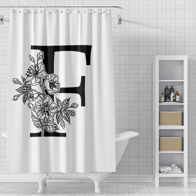 Home decor 26 letter shower curtains for bathroom waterproof fabric bathroom Curtains modern shower curtain 180x200 240x200