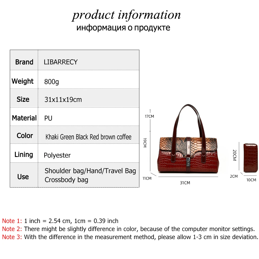 Luxury Designer Stone Pattern Women\'s Handbag Purses Large Capacity Shoulder Bag Ladies Soft Leather Multifunction Crossbody Bag