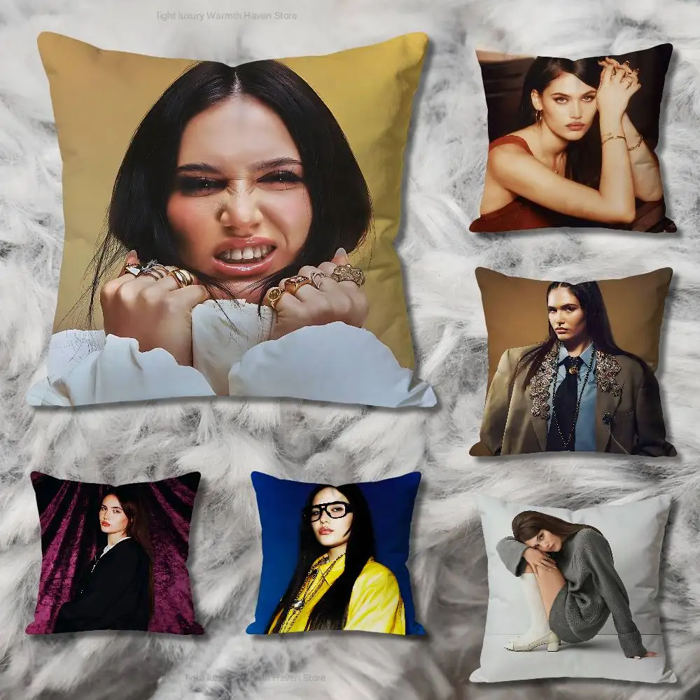 

S-Sienna S-Spiro The Visitor Various Sizes Square Pillow Case For Car Home Bedchamber Decor Custom Valentine gift