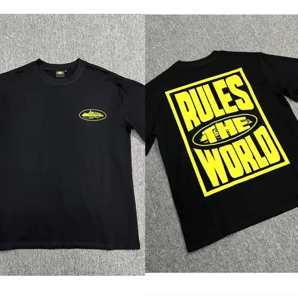 تي شيرت صيفي جديد لعام 2025 مطبوع عليه بيبي 100% قطن تي شيرت رجالي كلاسيكي على الموضة من القطن مقاس كبير تي شيرت صيفي هاراجوكو برقبة دائرية #5