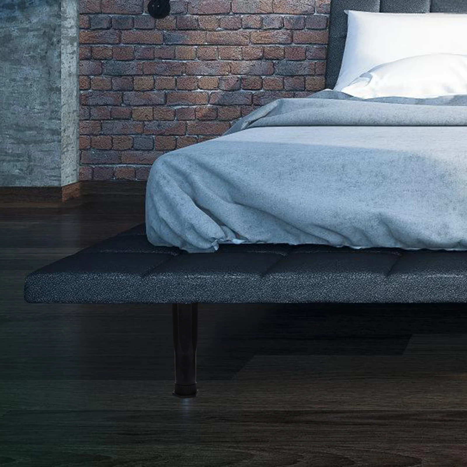 

4Pcs Bed Frame Center Support Leg Adjustable Height Strong Load Bearing Capacity Easy Installation Long Service Life