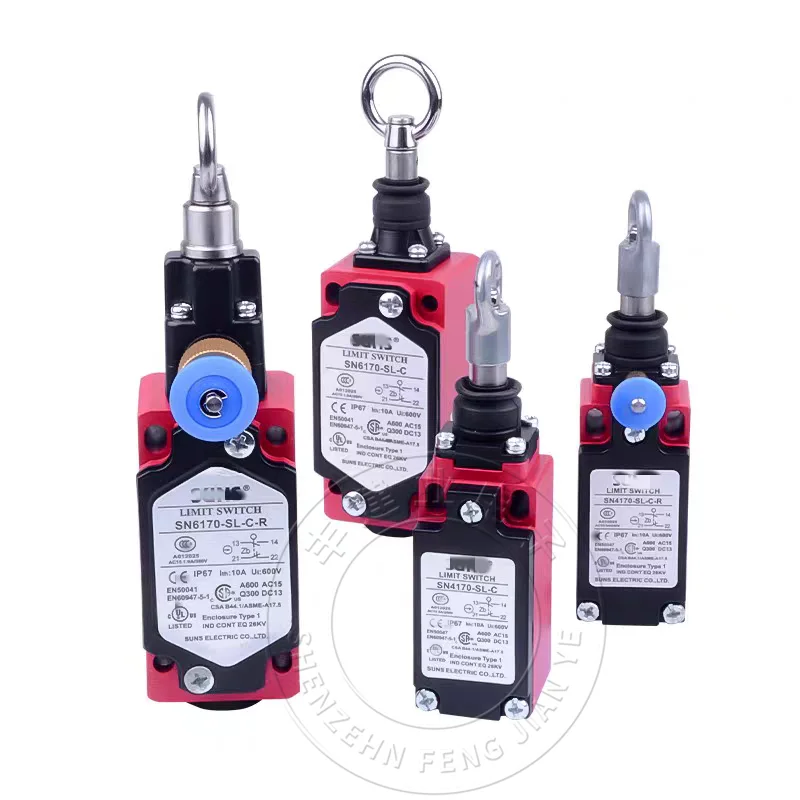 

SN2170/SN4170/SN6170-SL-C-R emergency pull rope/emergency stop switch 1PCS