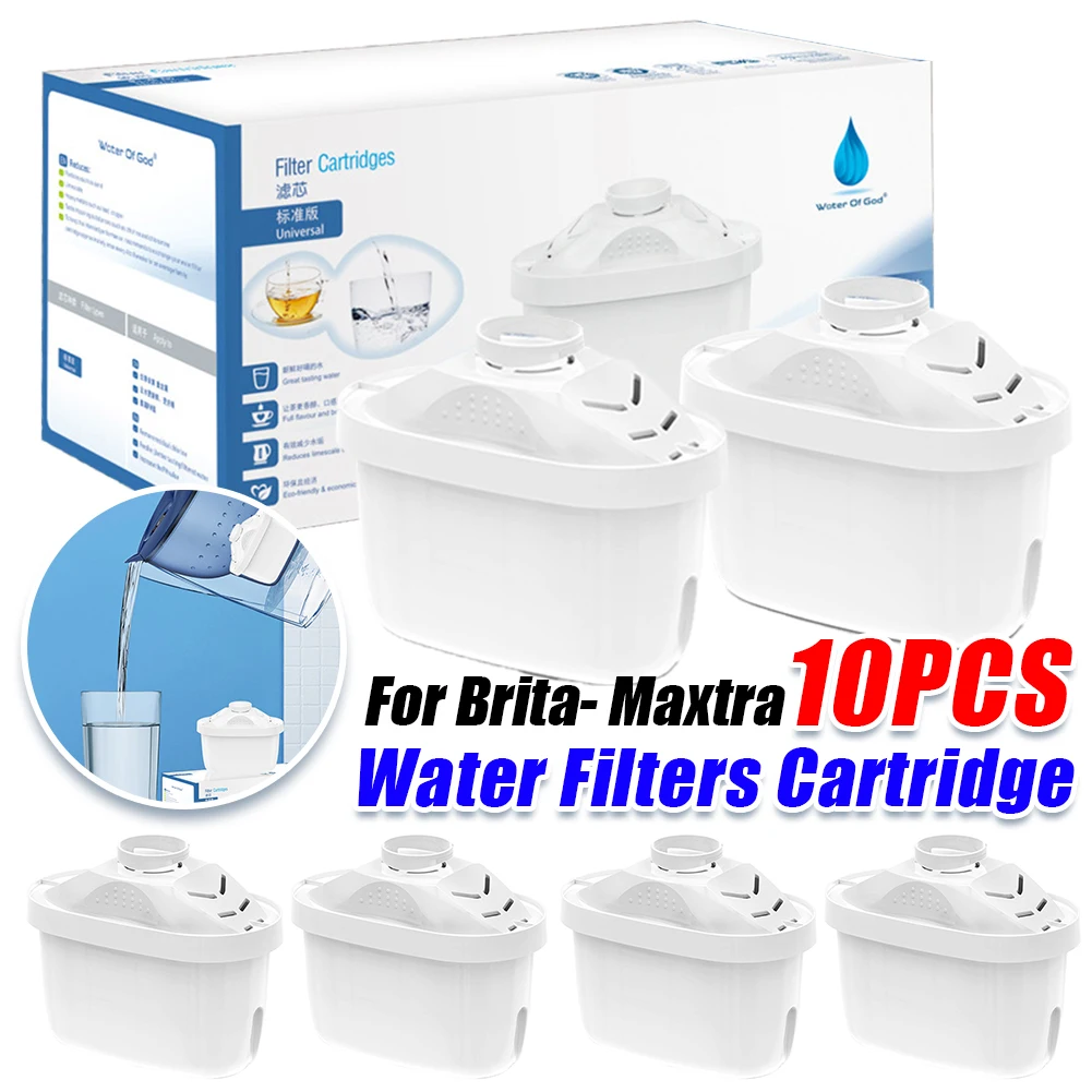 1-10PCS For Brita-Maxtra Water Filters Cartridge Limescale Chlorine Impurities Purify Kettle Activate Carbon Water Filter