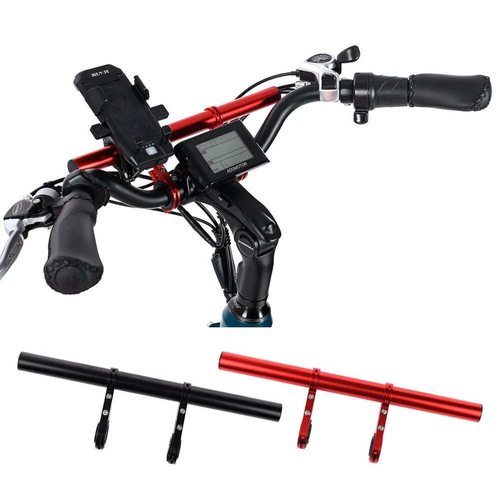 Bike Handlebar Extender Extension Bicycle Bar Mount Headlight GPS Holder Bracket Extension Stand Extension Stand Lamp