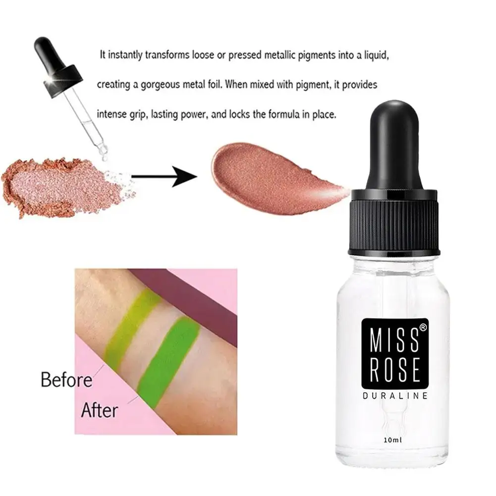 10ml conveniente à prova dwaterproof água maquiagem diluição mistura sombra blush delineador fonte polonês fabricante pó diluente de unhas e9a5