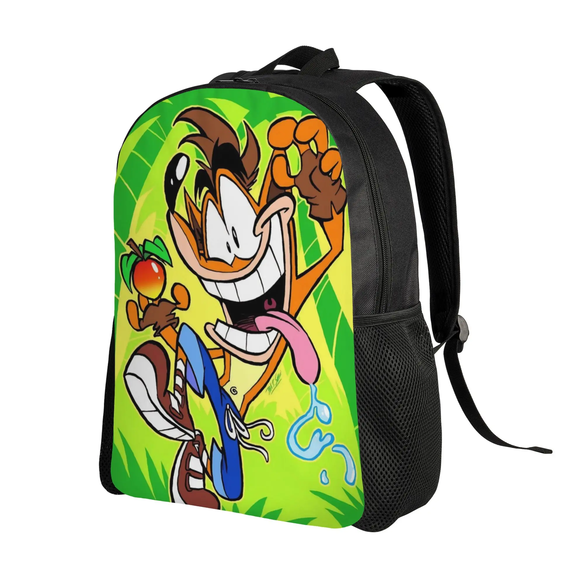Crashd Bandicoots Game Backpack for Men Women Fashion High School Work Daypack  Laptop Computer Shoulder Bag Outdoor