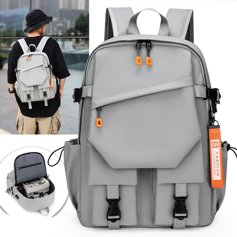 

Men's Large Capacity Backpack Men Computer Backpack Casual Waterproof Travelling Bag College| Middle School Student Backpack