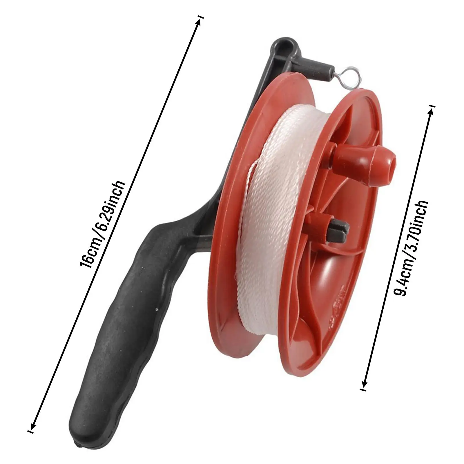 Outdoor Power Kite Line 100 m sterke plastic haspelopwinder voor windsokken en wasvliegers