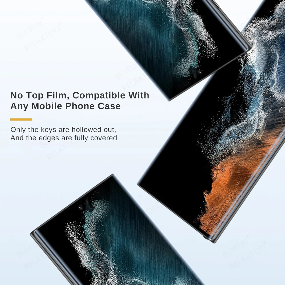 6in1 Front Back Full Coverage Hydrogel Film For Samsung Galaxy S22 Ultra 5G Samsung S22Ultra S22 Plus S22 Camera Protective Film