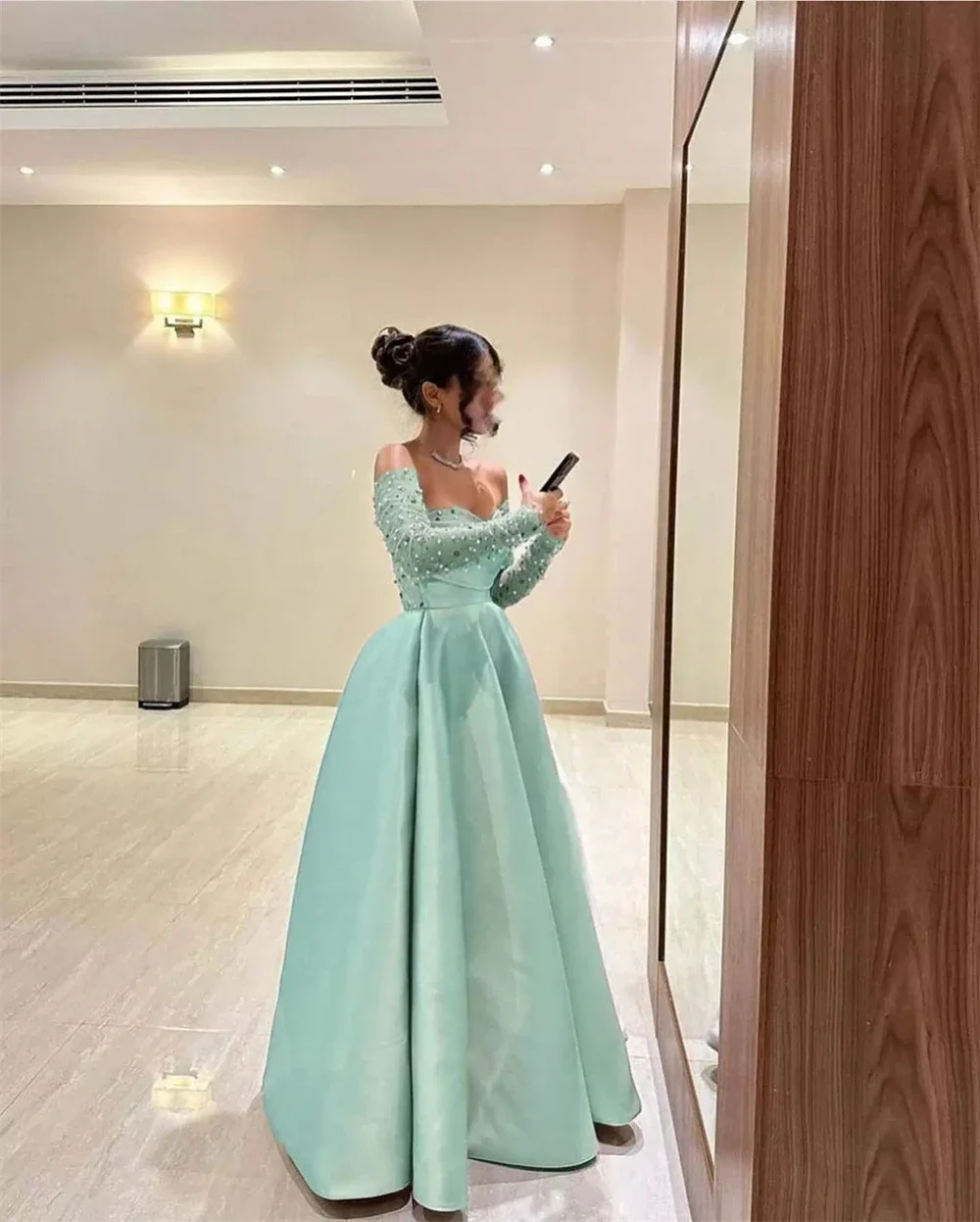 Customized Evening Gown Prom Dress Sweetheart Ball Floor Length Shirred Bead Draped Bespoke Occasion Dresses Saudi Arabia Formal