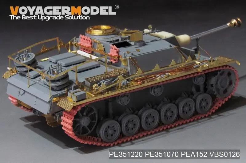 Voyager PE 351220   Segunda Guerra Mundial Alemão StuG.III Ausf.G Tribute de produção básica (para TAKOM 8006)