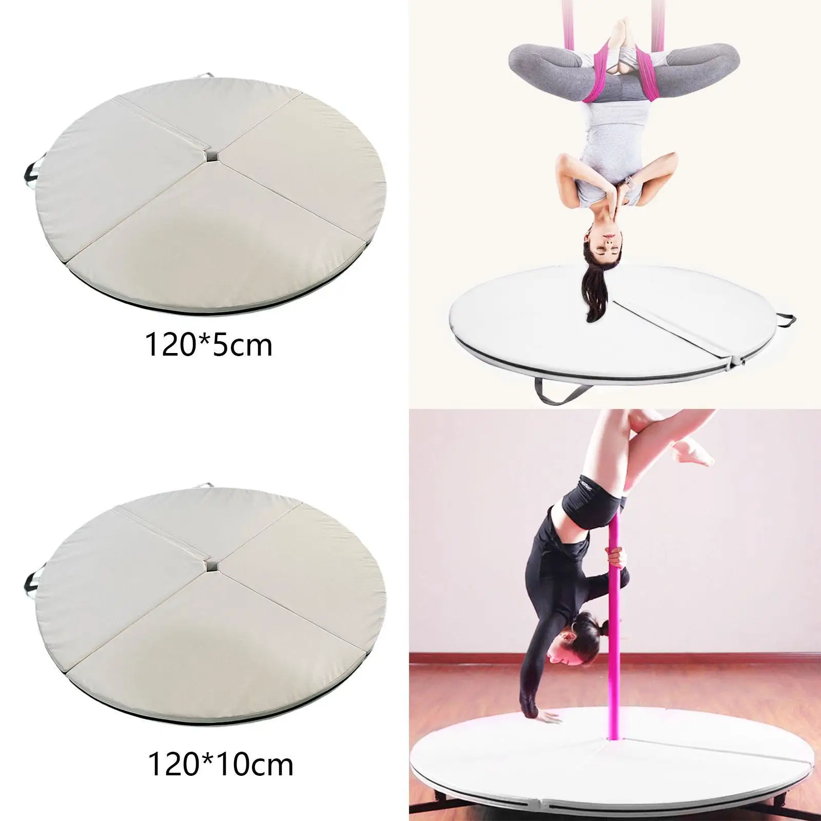 Pole Dance Mat Crash Pad Lichtgewicht Draagbare Opvouwbare Dikke Oefenmat Pilates Mat voor Training Studio Indoor Home Gym