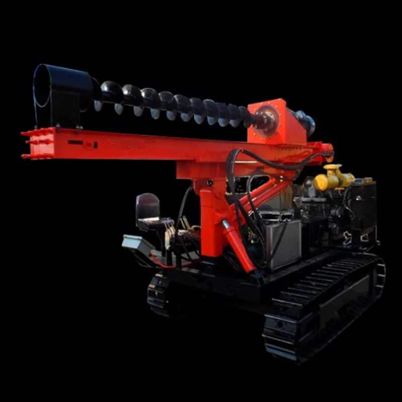 YG Widely Using Electric Pile Driver Machine Price PV Power Ground Diesel Engine Screw Piling Hammer Driver Machinery for Spain