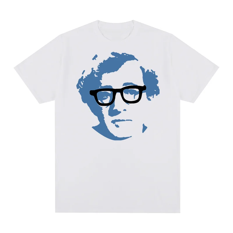 WOODY ALLEN Vintage T-shirt American filmmaker, actor, writer, and comedian Cotton Men T shirt New Tee Tshirt Womens Tops