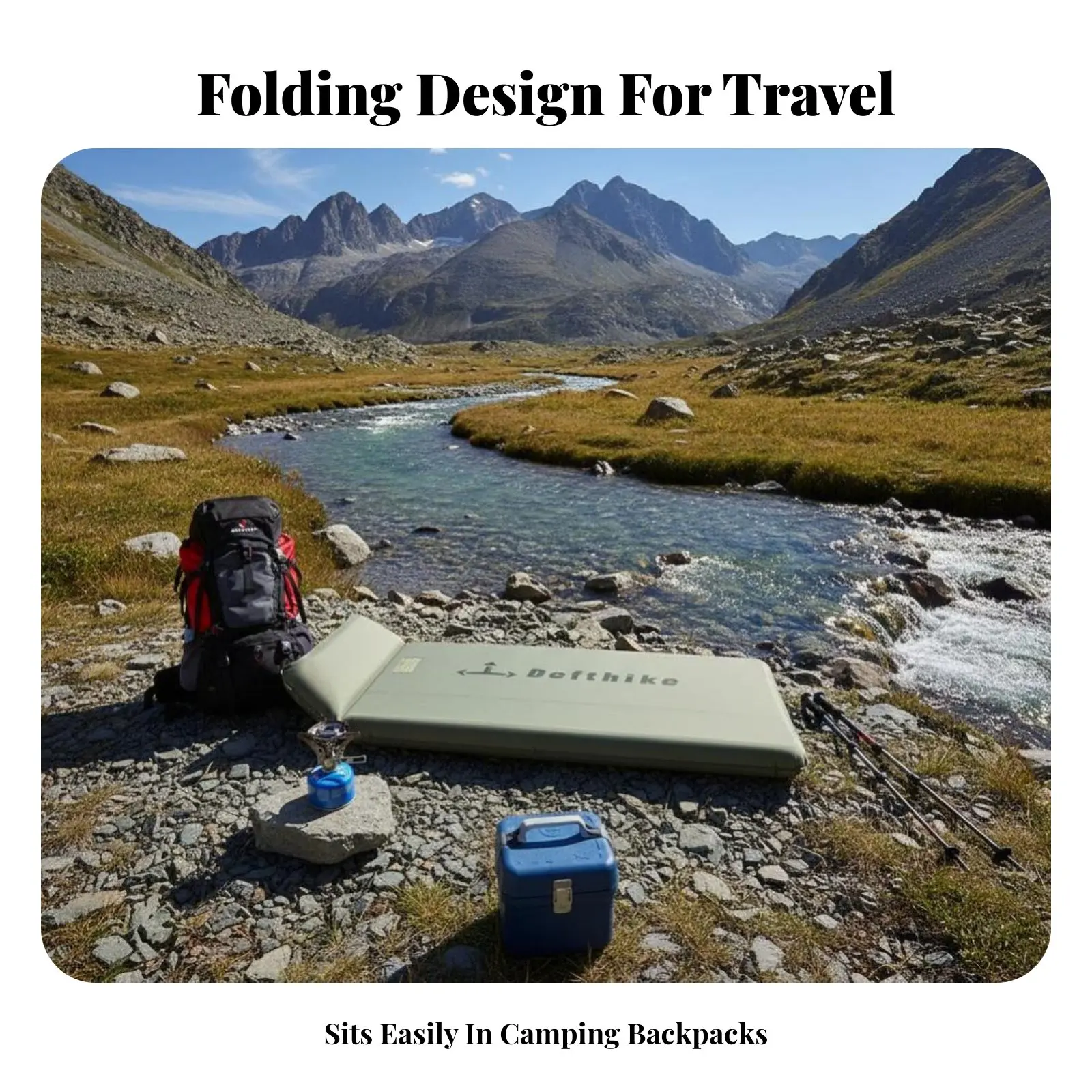 

Inflatable Bed, High Elastic Folding Cot, Brushed Air Mattress, Portable for Outdoor Camping