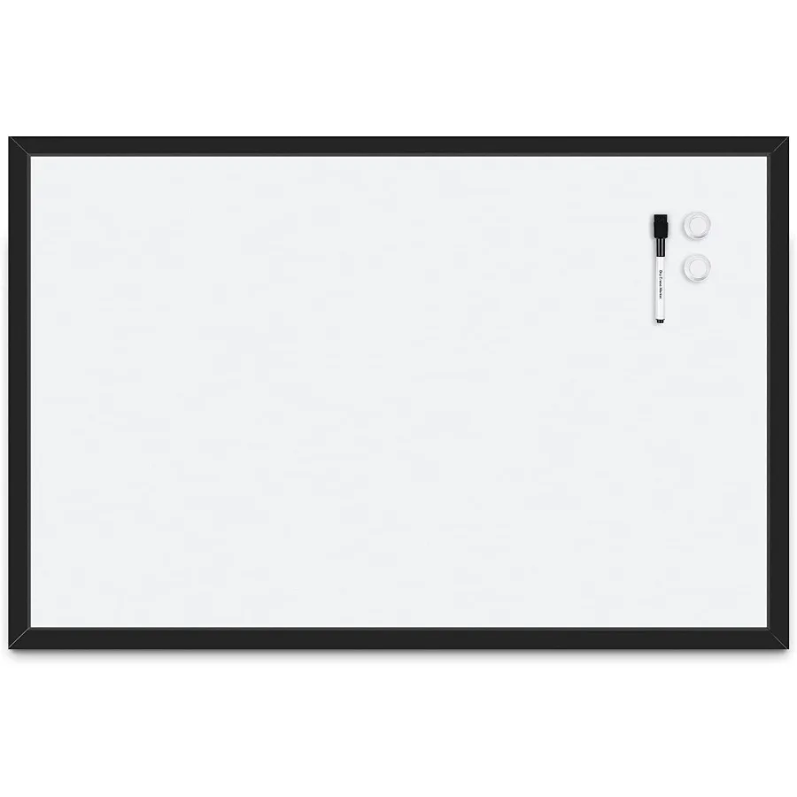 lavagna-magnetica-cancellabile-a-secco-con-penna-e-attrezzi-35''-x-23''-x-065''-design-con-cornice-in-legno-nero-per-ufficio-o-aula