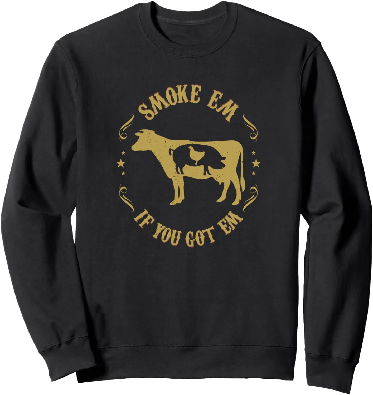 Funny BBQ Accessory Gift for Dad Pit Master Barbecue Lover Sweatshirt