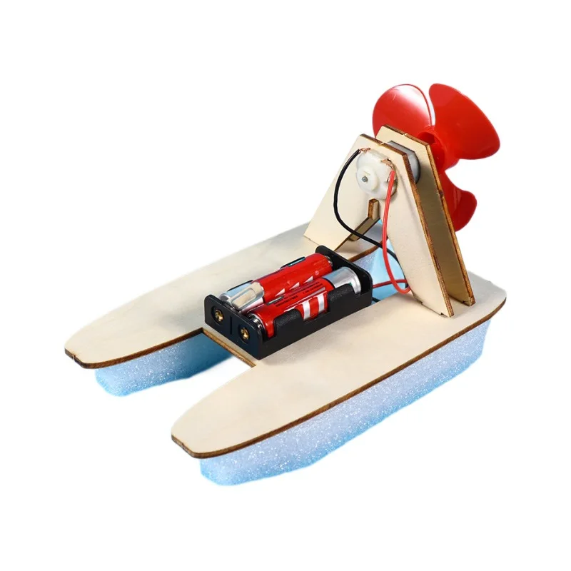 DIY Hausgemachte Hovercraft Schnellboot Wind Power Boot Modell Kinder Wissenschaft Und Technologie Kleine Produktion Wissenschaft Experiment Te