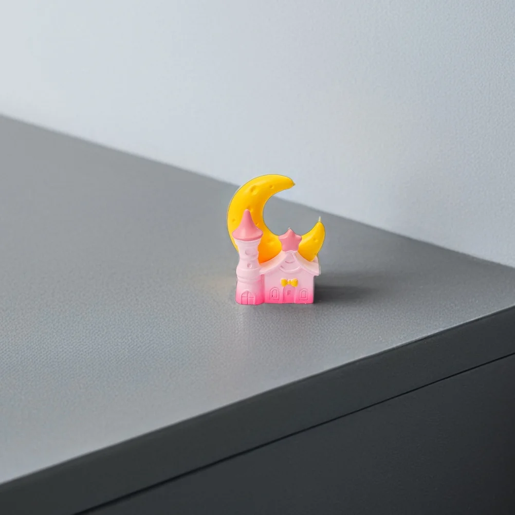 

3Pcs Micro Landscape Castle Resin Decorations Figurines Miniature Accessories Fairy Tale Gifts Indoor Outdoor