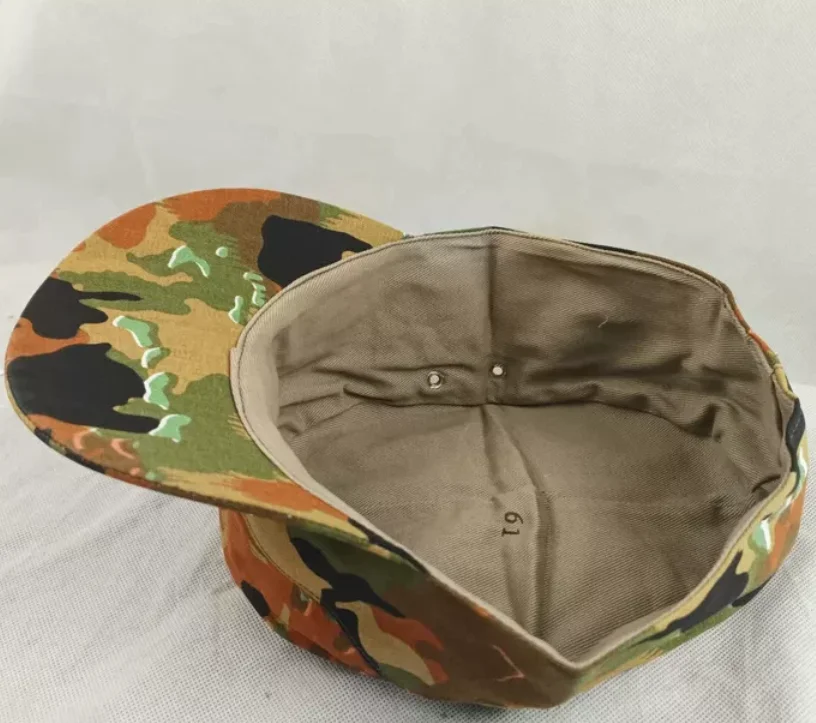 German Leibermuster Camouflage Cap Man Outdoor view 2