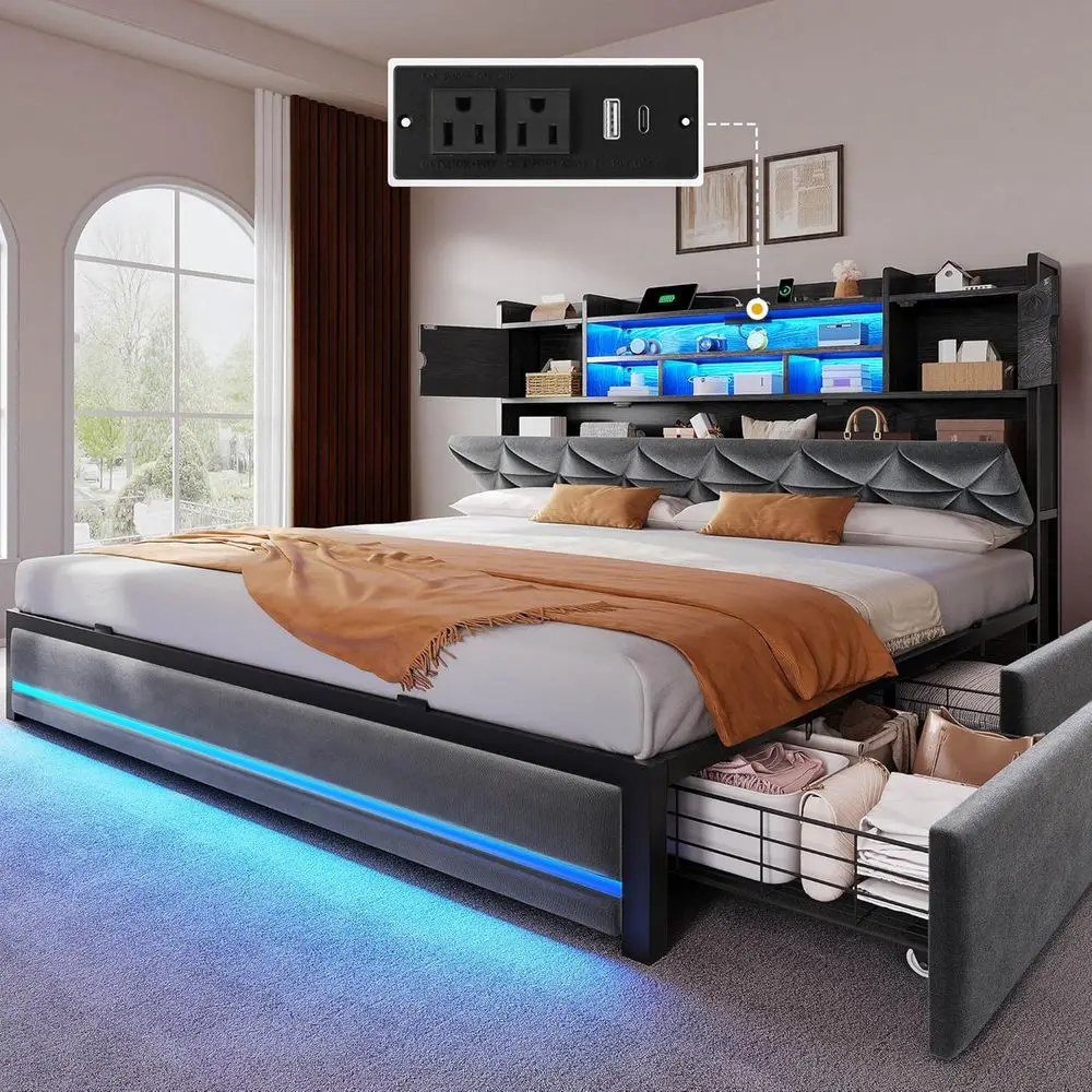 King Size Bed E Wit…