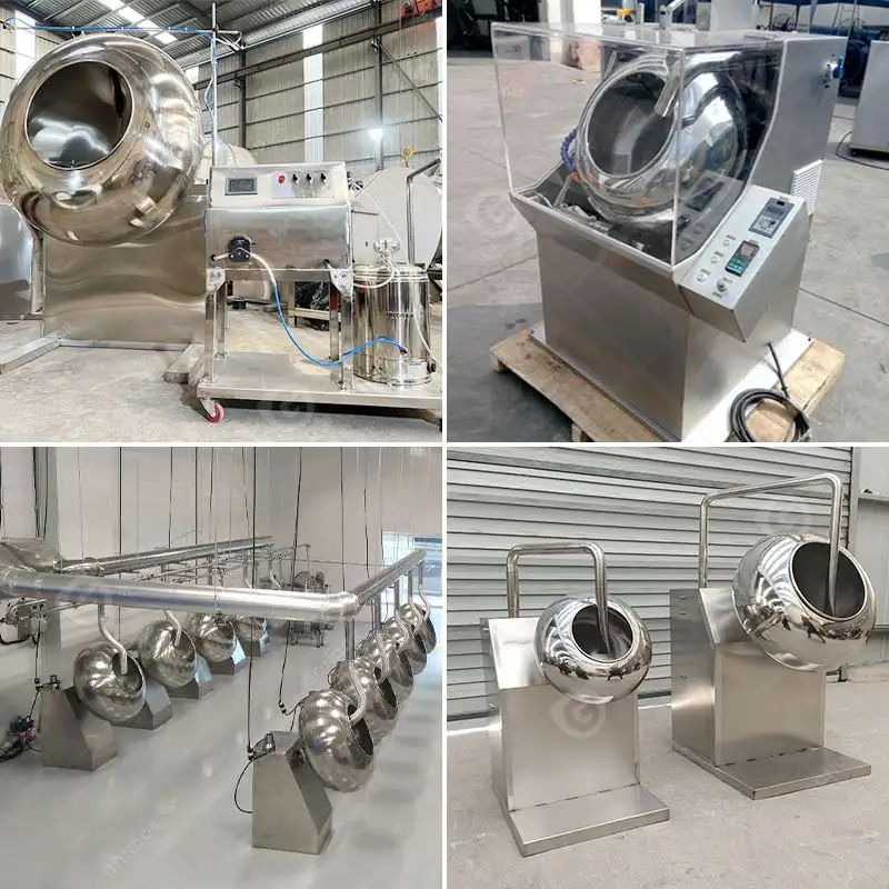 Gummy Candy Almond Food Drum Mini Small Nut Dates Chocolate Sugar Pan Peanut Coating Machine for Sale