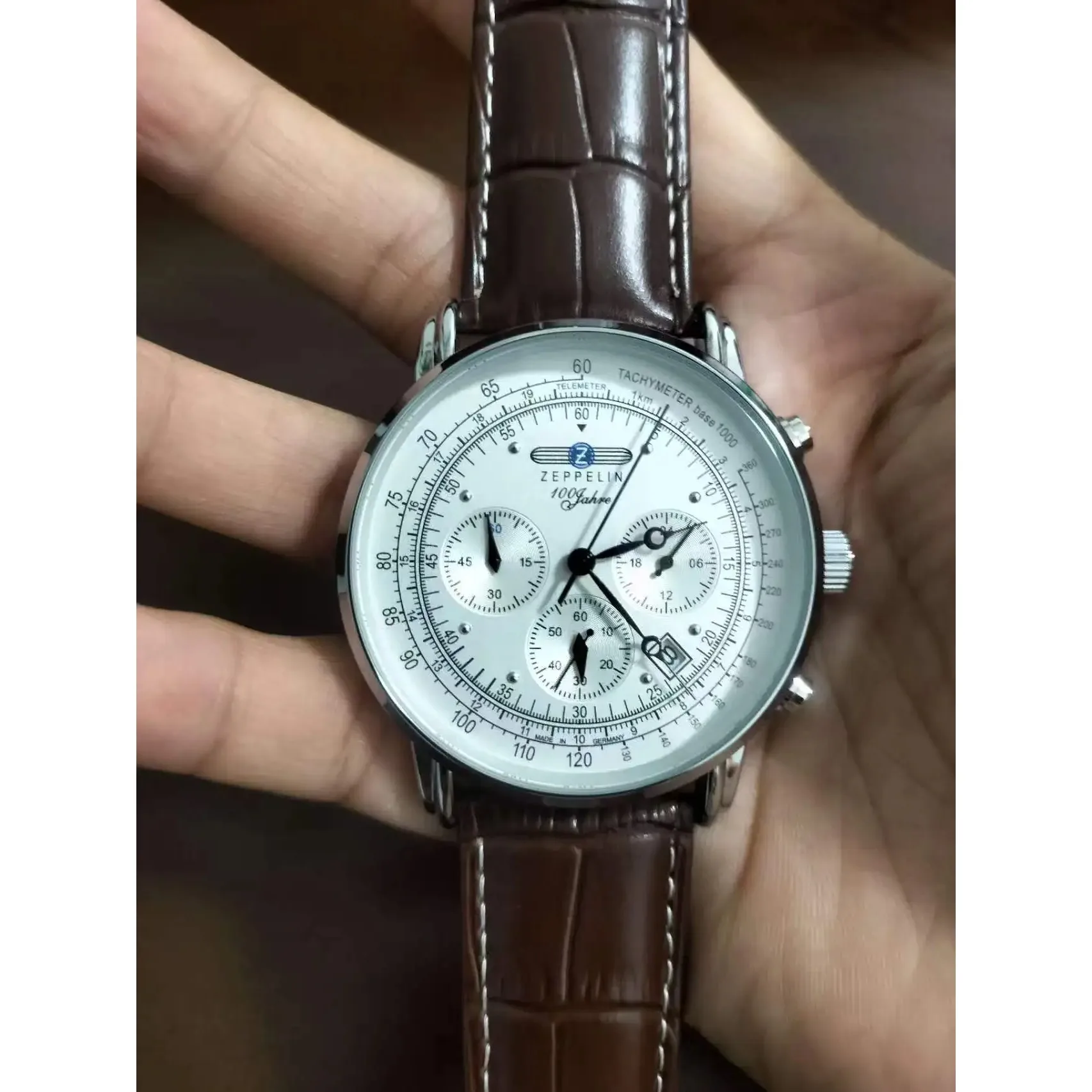 Zeppelin-Luftschiff-Klassiker-Design, dreizeilige, präzise Zeitmessung, Retro-Stil-Uhr, Herren-Quarzuhr, Alltagsuhr, Geschenk, Dating-Uhr, AAA-Uhr.